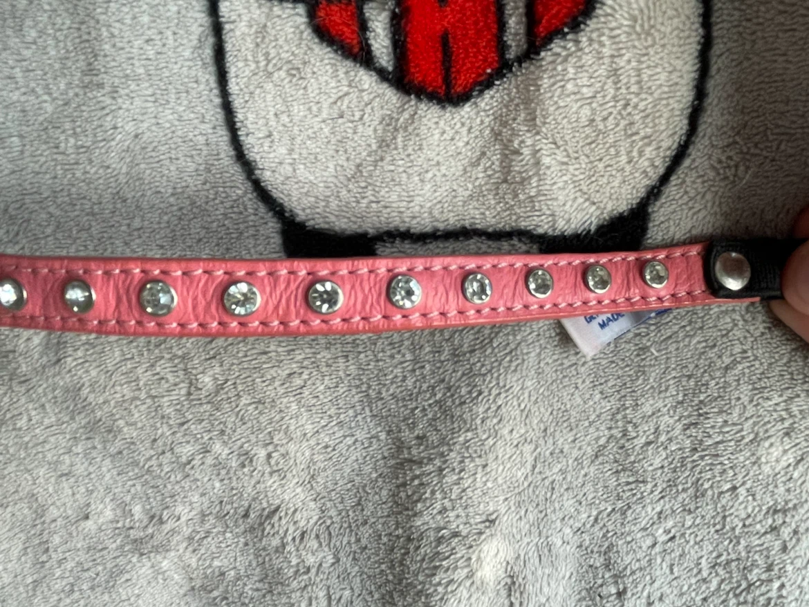 Leather Pink Dog/Cat Collar - photo 3