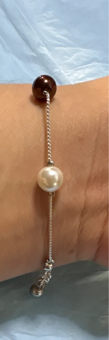 Silver Tone Beaded Bracelet - photo 2