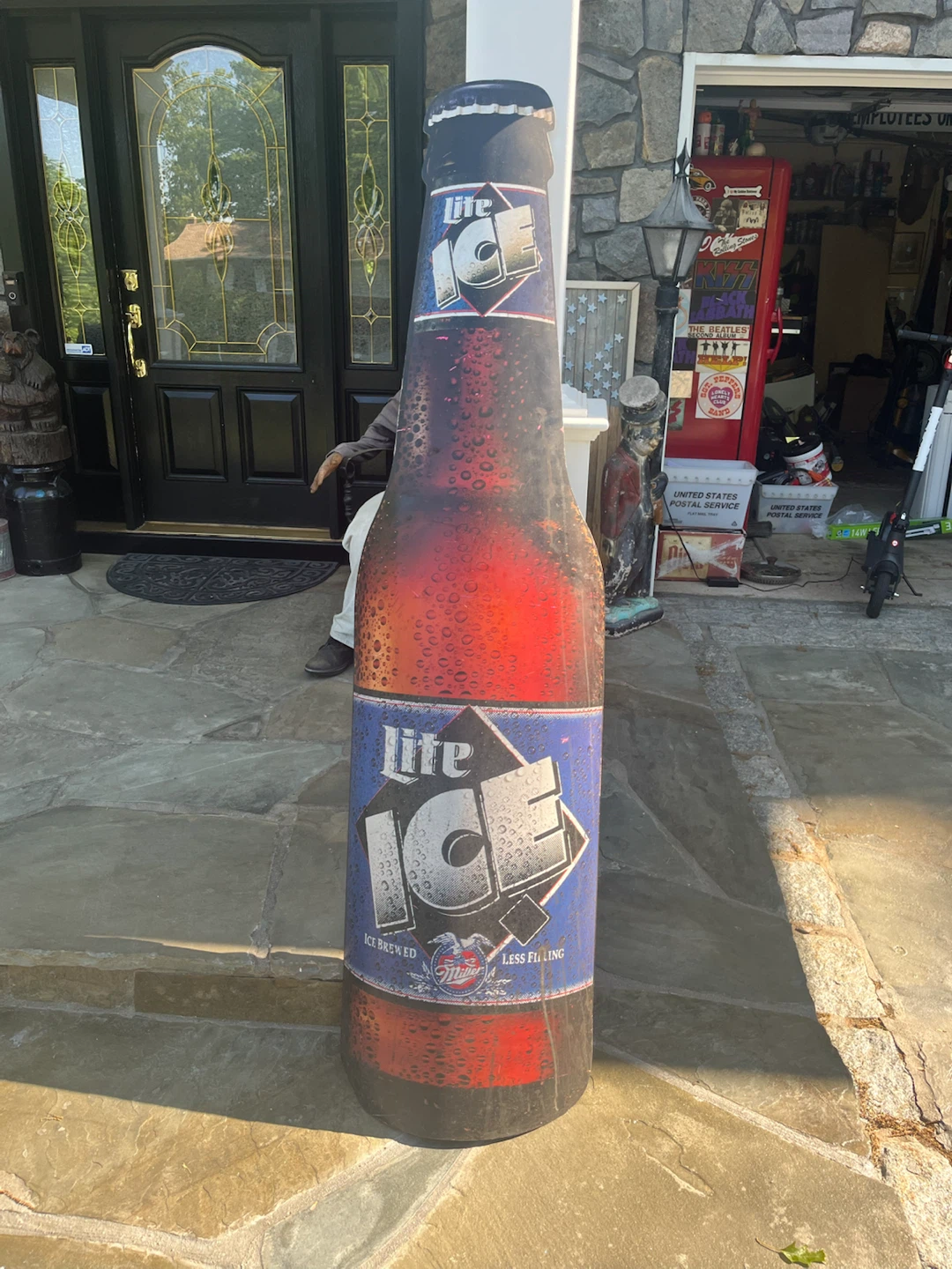 Metal Miller Lite Ice Promotional Sign