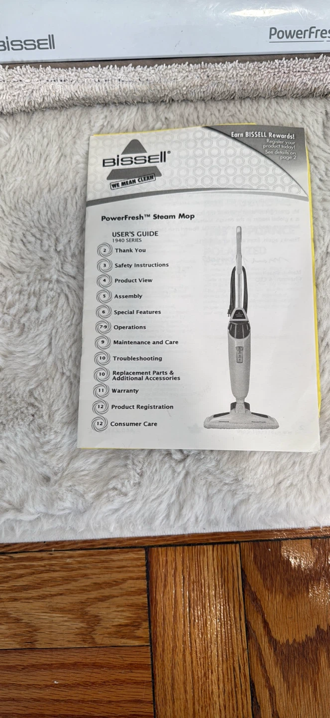 Bissell PowerFresh Steam Mop - photo 2