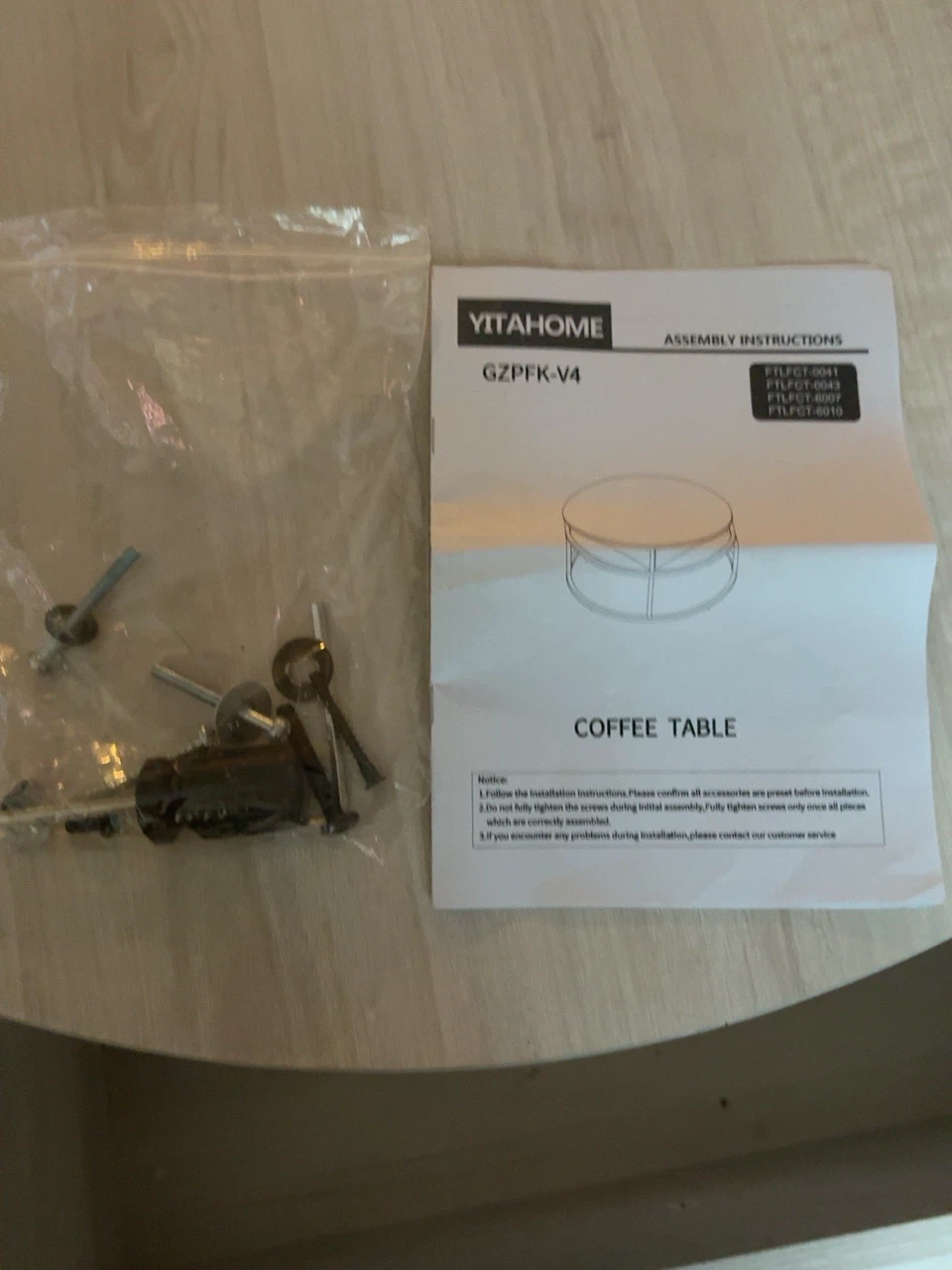 YITAHOME Round Lift-Top Coffee Table + Hidden Storage - photo 3