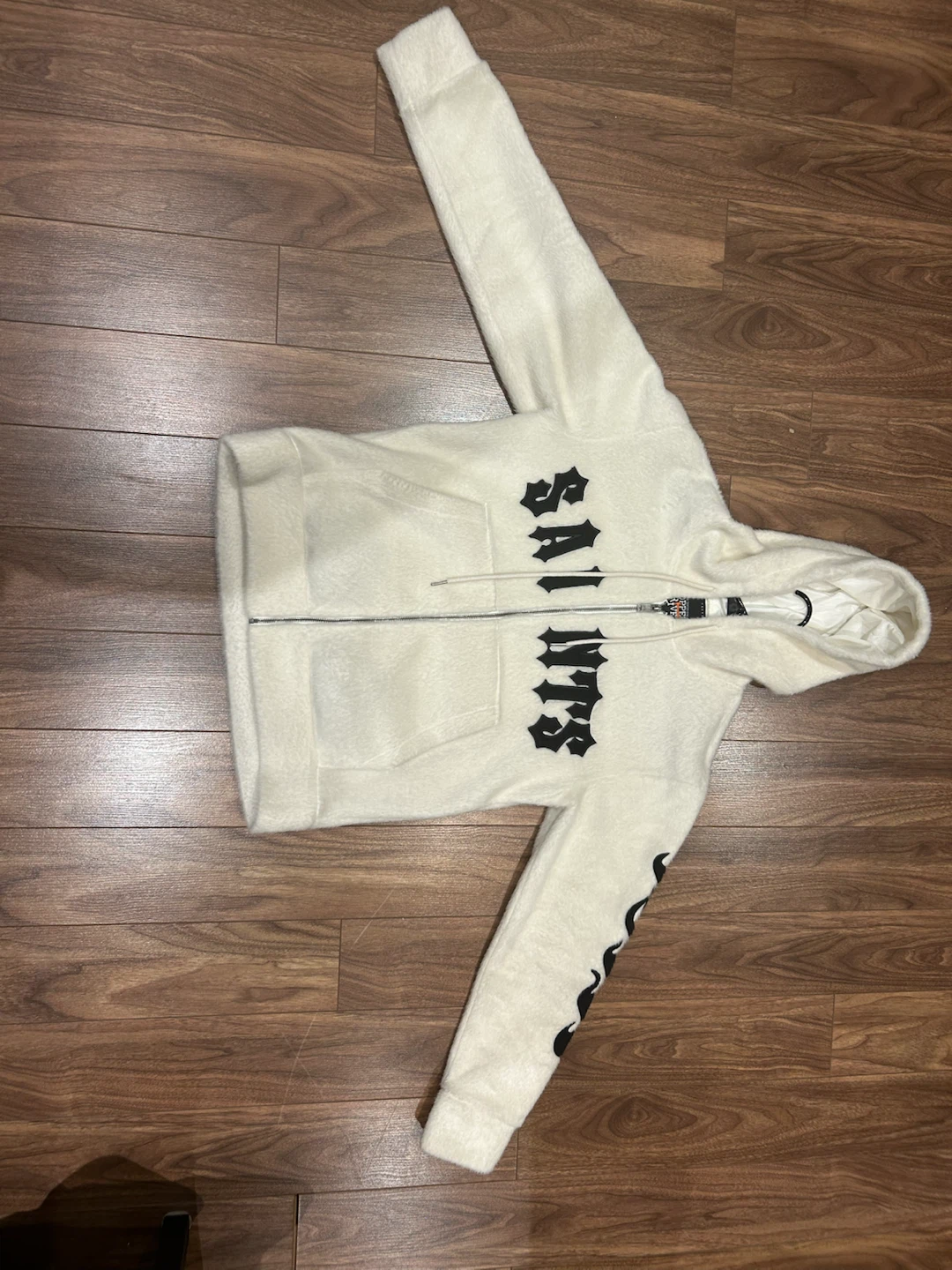 Copper Rivet "Saints" Flame Hoodie Size M