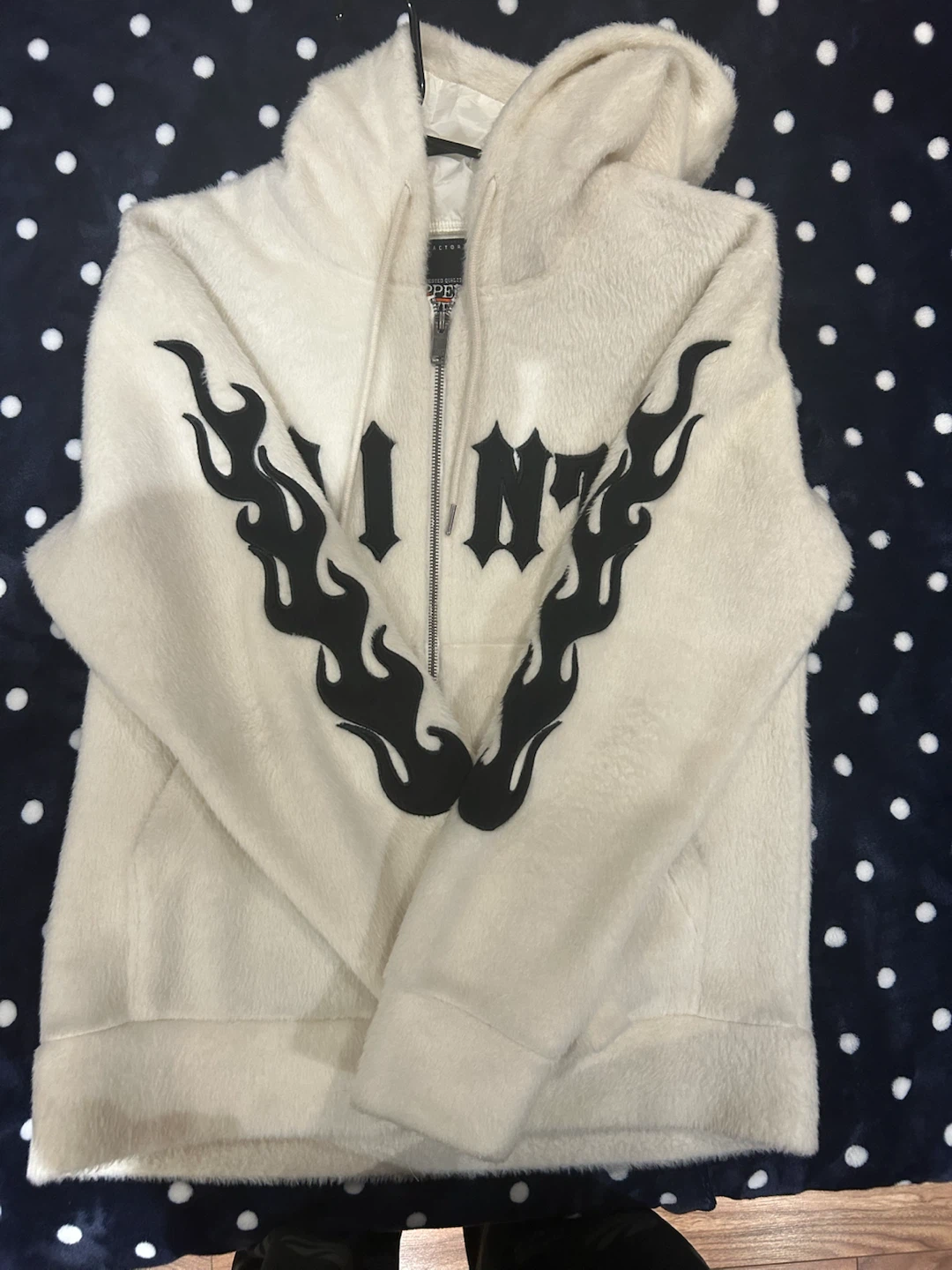 Copper Rivet "Saints" Flame Hoodie Size M - photo 2