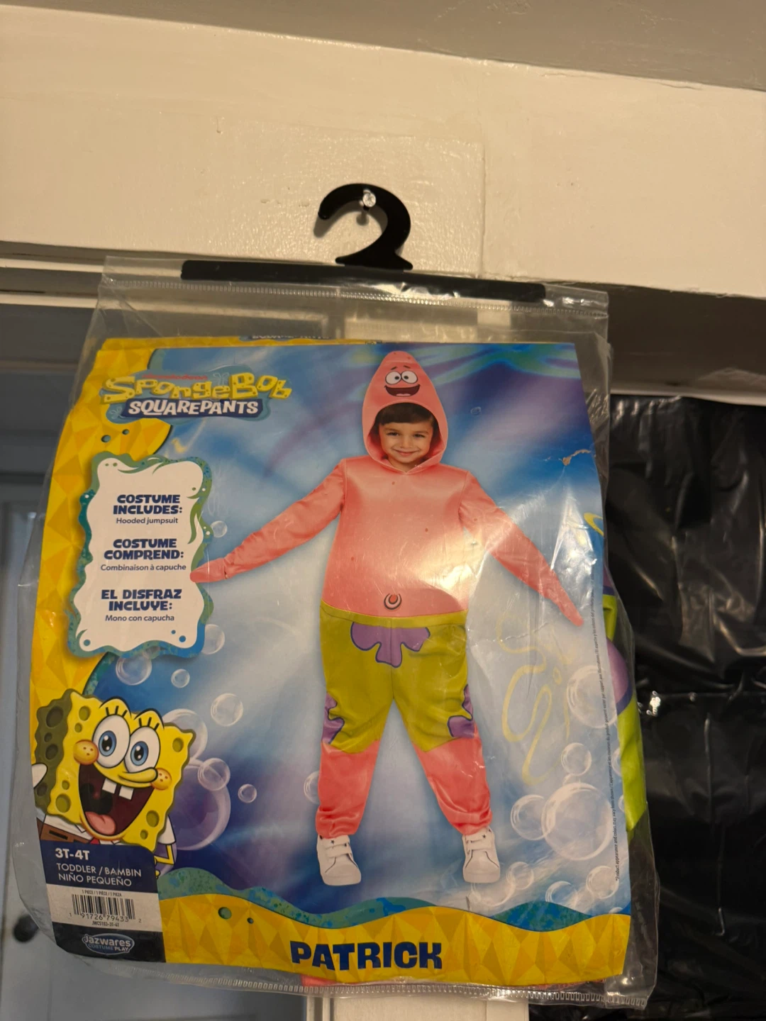 SpongeBob SquarePants Patrick Star Toddler Costume 3T-4T