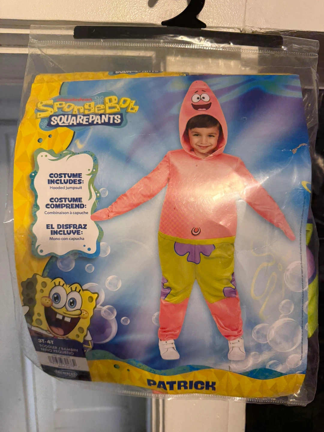 SpongeBob SquarePants Patrick Star Toddler Costume 3T-4T - photo 2