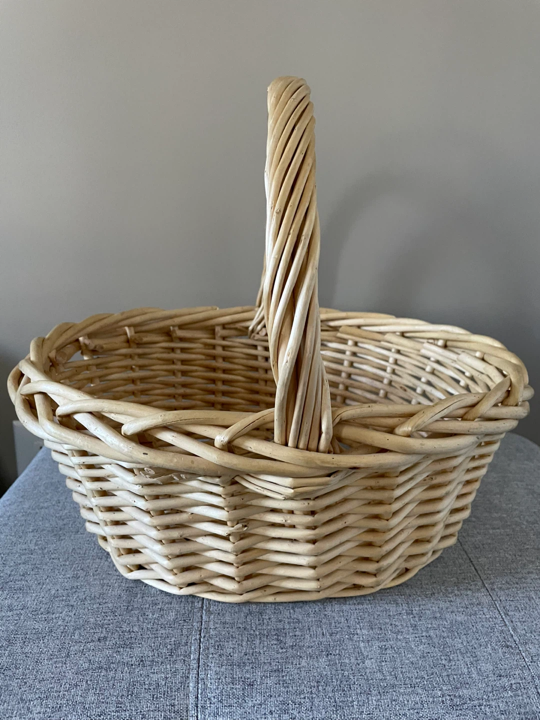 Wicker Basket with Handle