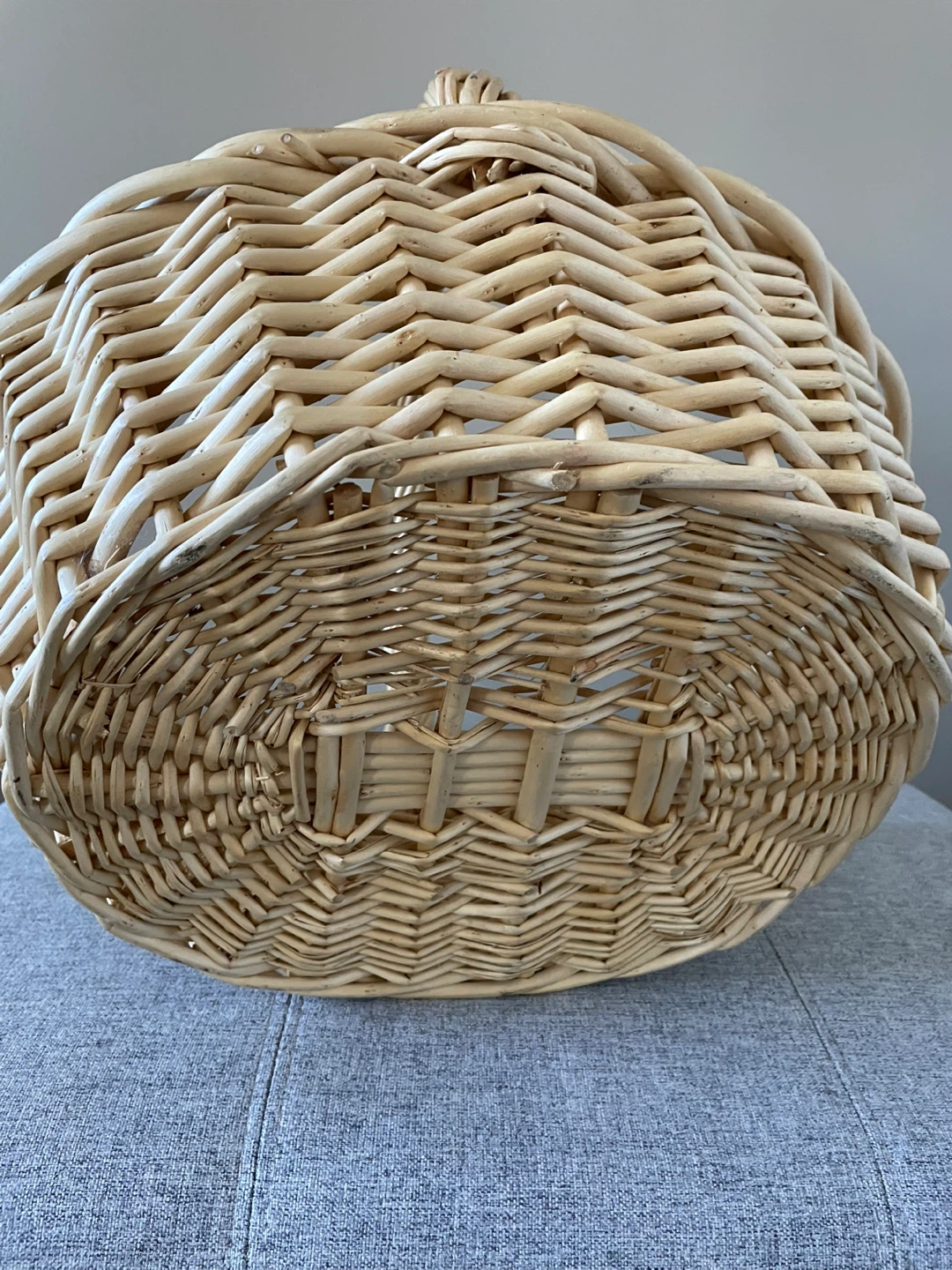 Wicker Basket with Handle - photo 3