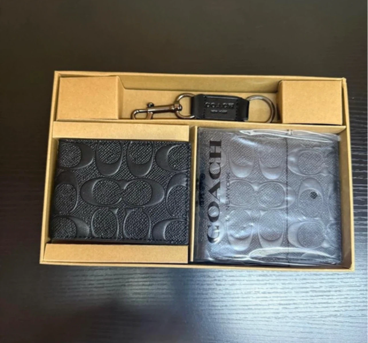 Coach 3-in-1 Wallet with Key Fob Set