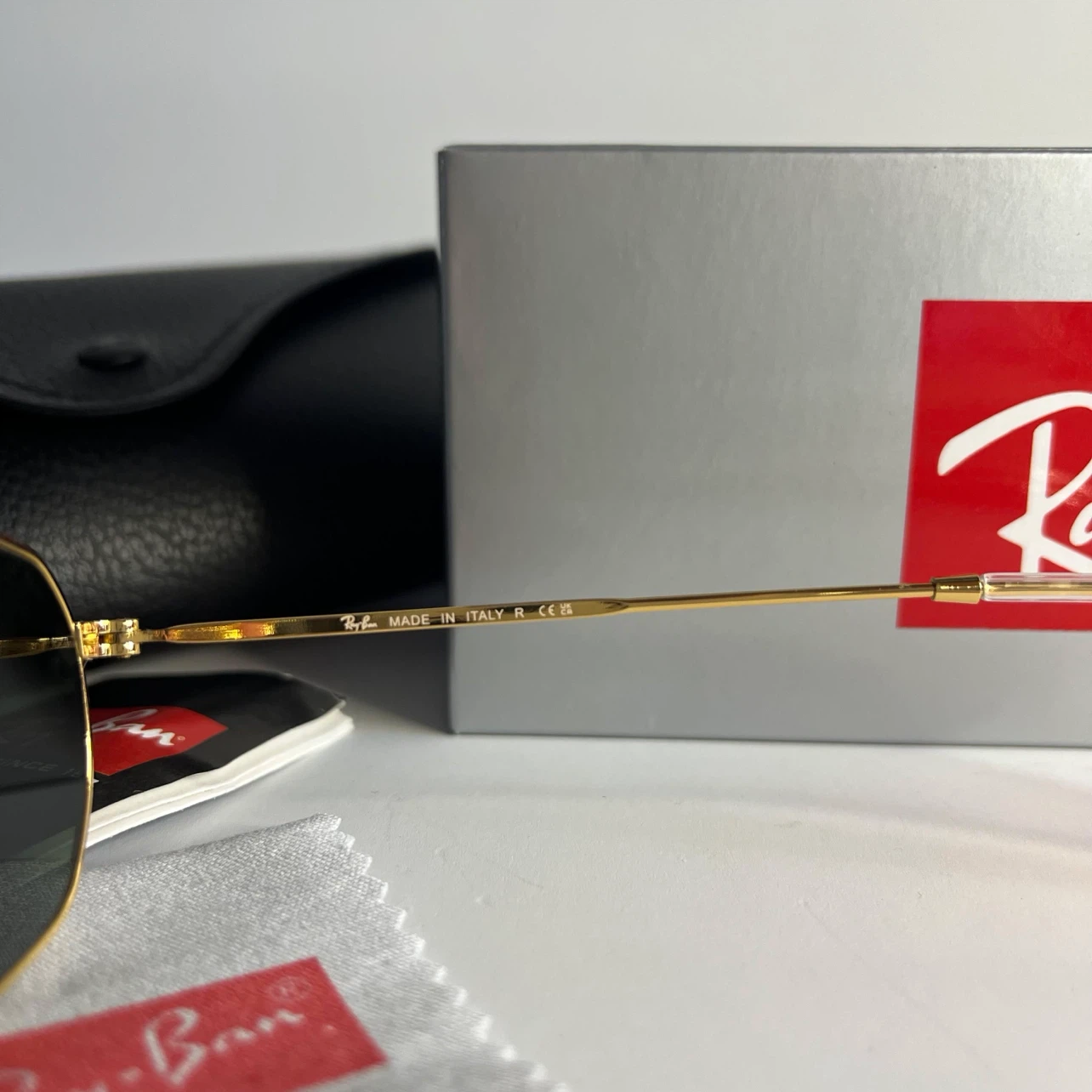 Ray-Ban Hexagonal Sunglasses - Gold Frame - photo 5