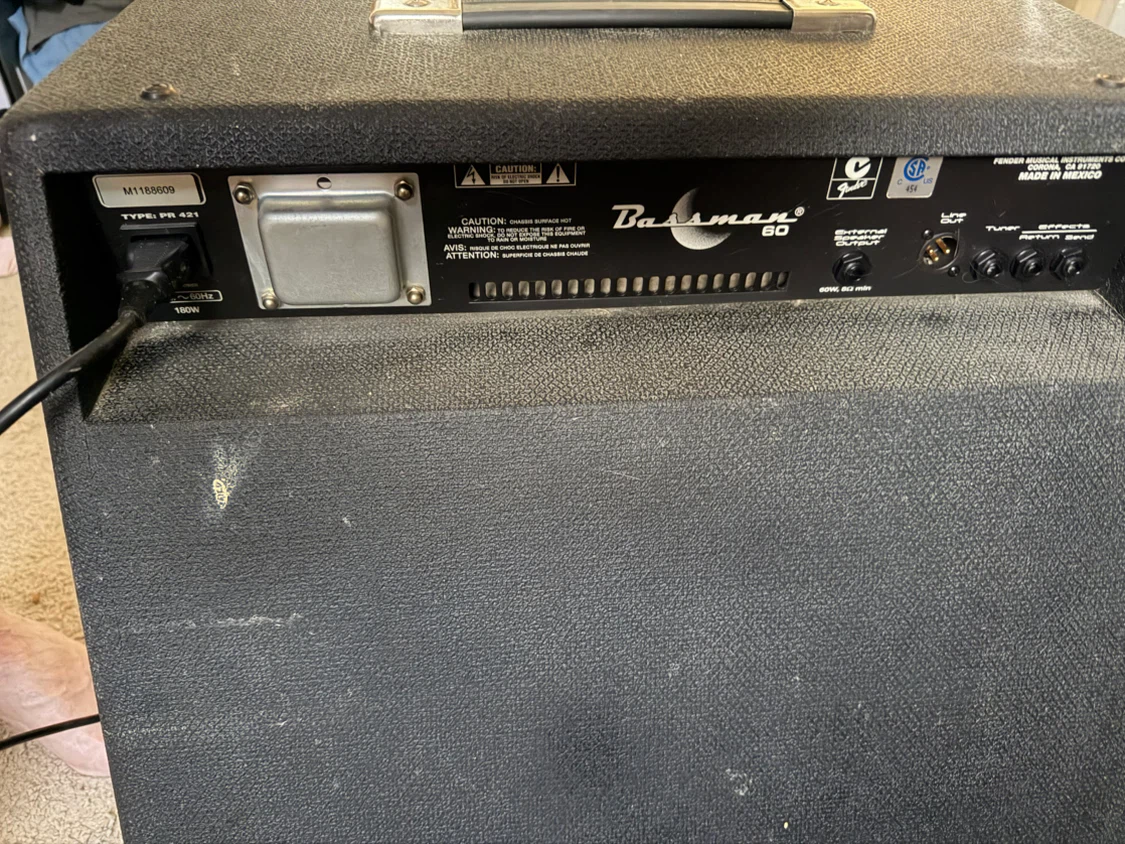 Fender Bassman 60 Bass Amp - photo 2