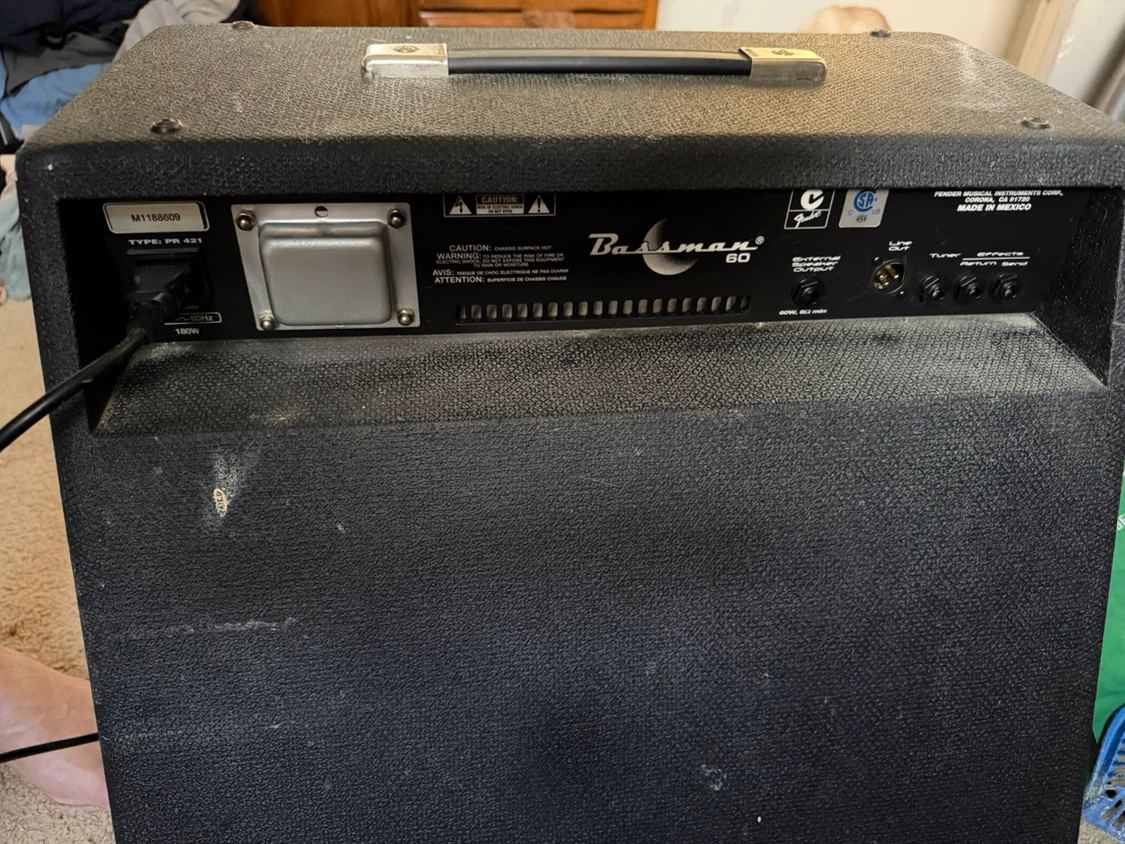 Fender Bassman 60 Bass Amp - photo 3