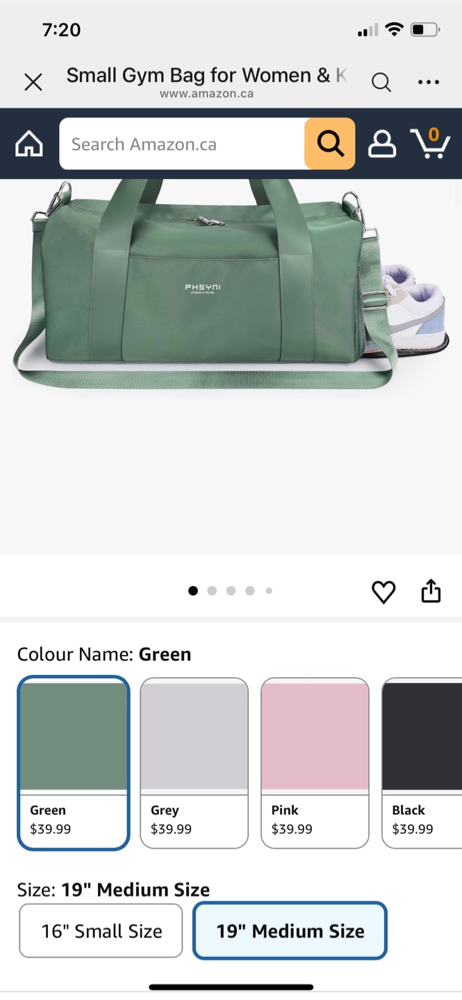 Green Duffle Bag - 19 inch Medium Size 2 for $30 - photo 2
