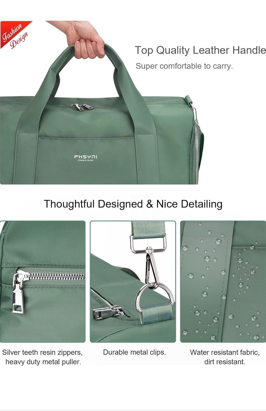 Green Duffle Bag - 19 inch Medium Size 2 for $30 - photo 4