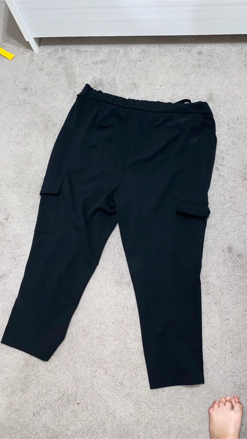 Black Cargo Pants - photo 2
