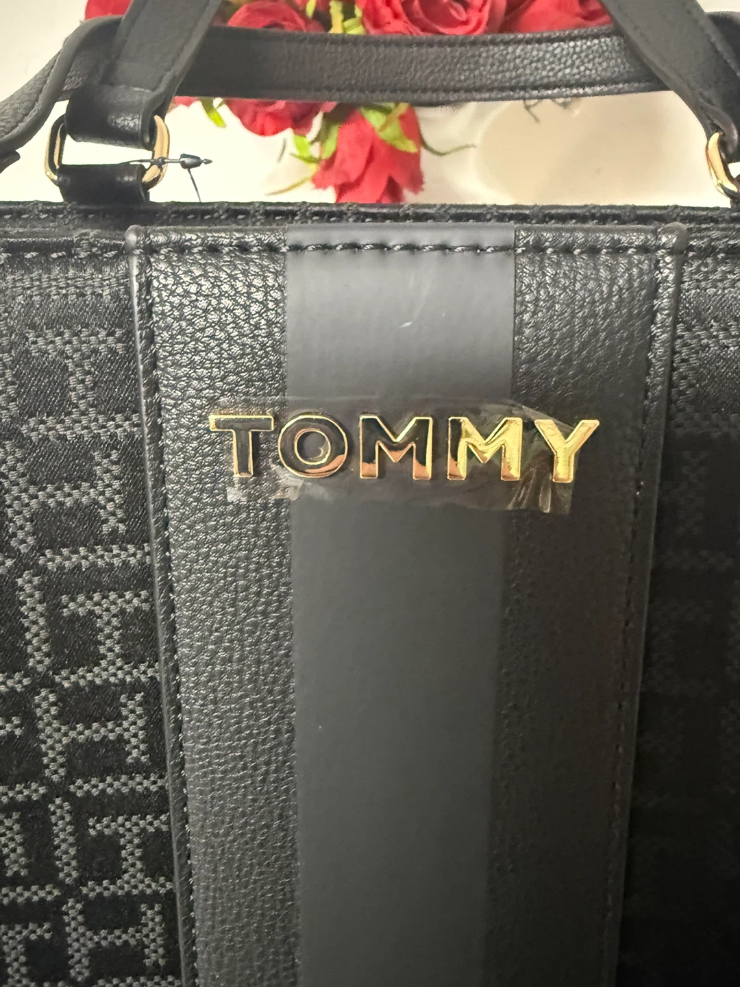 Tommy Hilfiger Black Monogram Tote Bag - photo 4