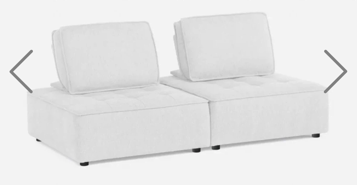 Structube LEON modular Sofa 2 Pieces