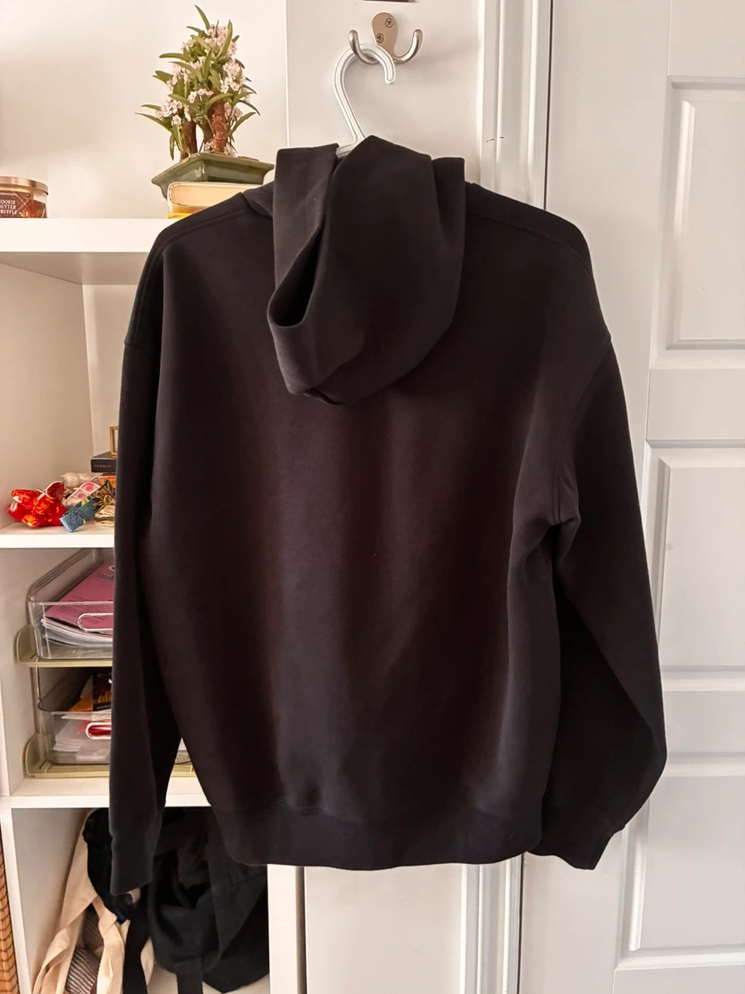 Loose Black Hoodie - photo 2