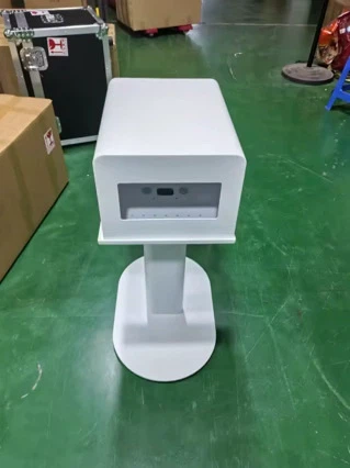 White DSLR Photo Booth + Printer Stand + Flight Case - photo 4
