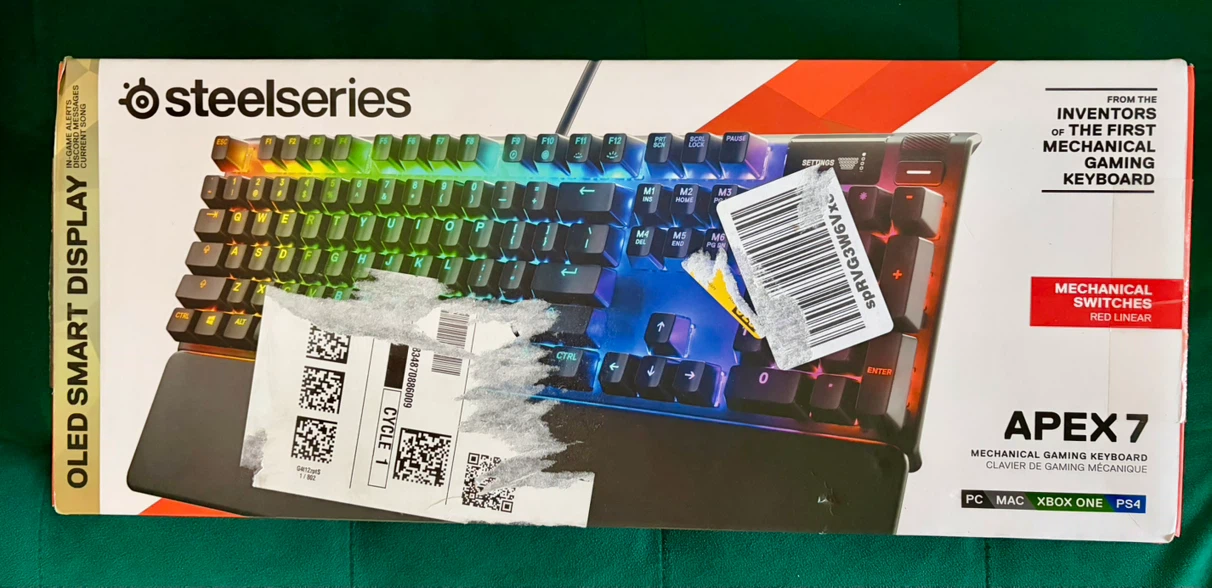 SteelSeries Apex 7 Wired Gaming Keyboard - photo 2