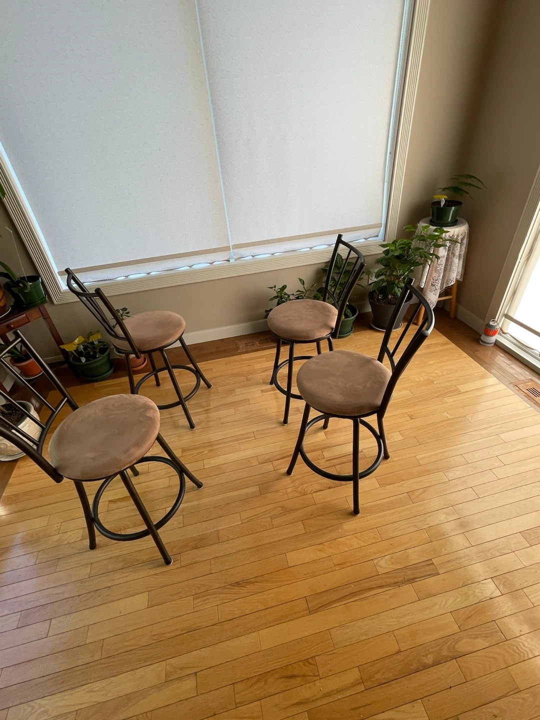 Set of 4 Swivel  Stools - photo 2