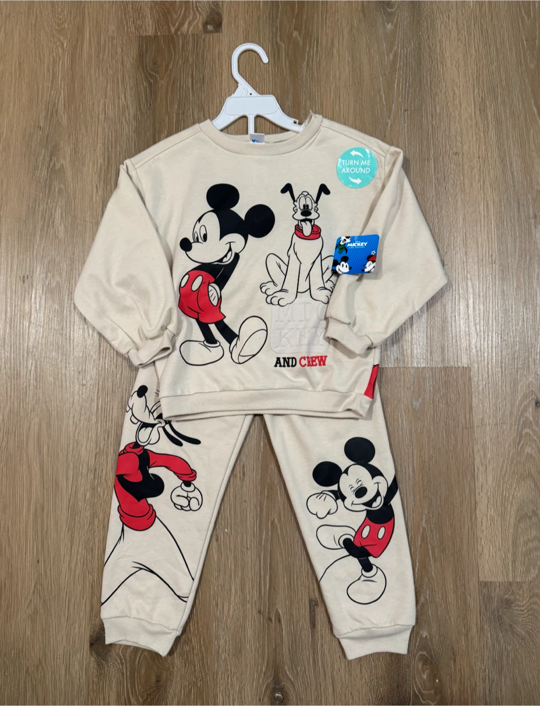 Disney Mickey and Friends 2 Piece Set Size 5T