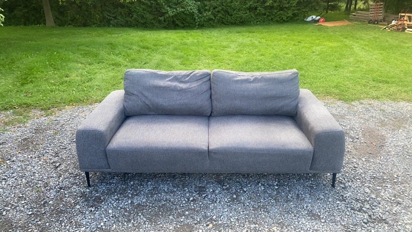 Grey Structube Lounis 3-Seater Sofa (CAN DELIVER)