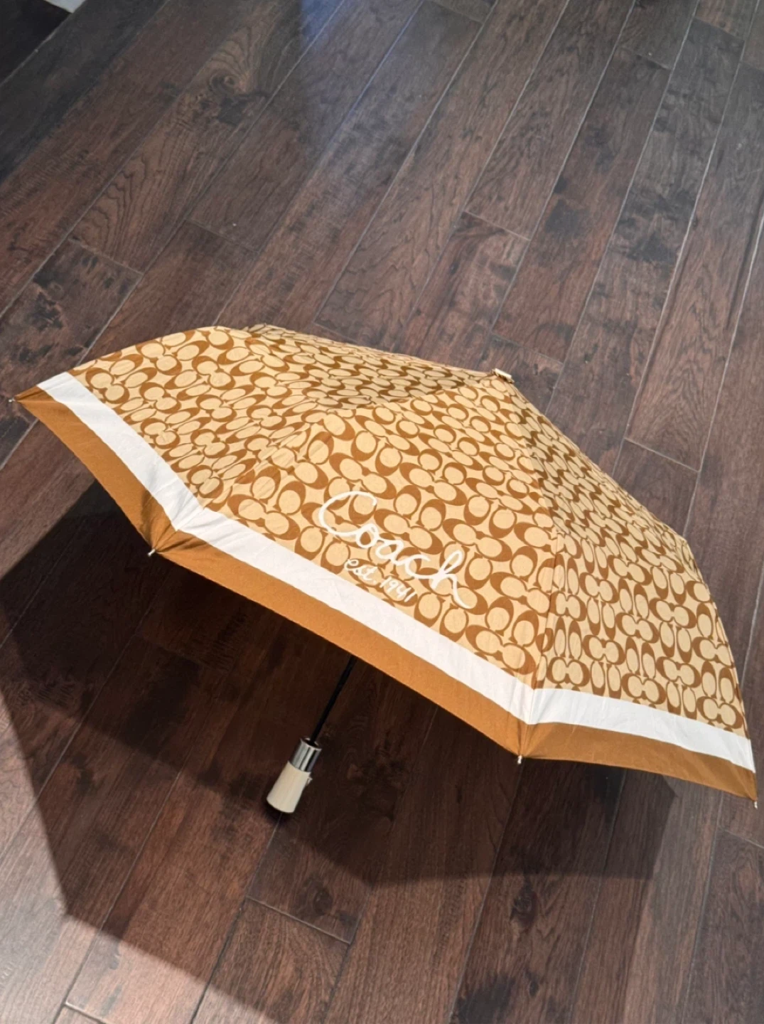 Coach Signature Monogram Umbrella