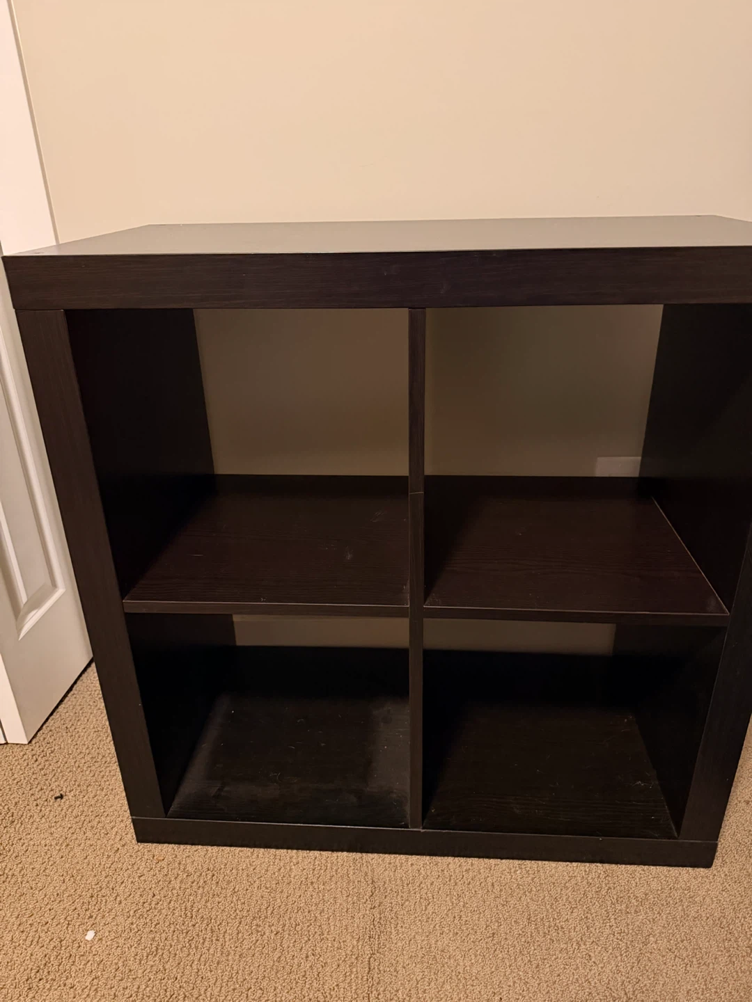 IKEA KALLAX Dark Brown 4-Cube Storage Unit