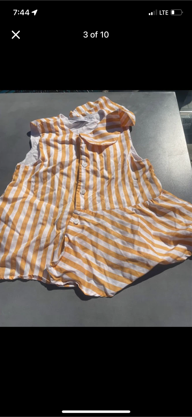Motoreta Girls Striped Dress and Skirt Set - photo 3