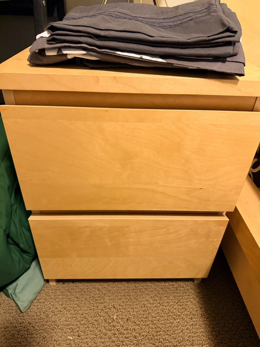 IKEA Storklinta Two-Drawer Nightstand