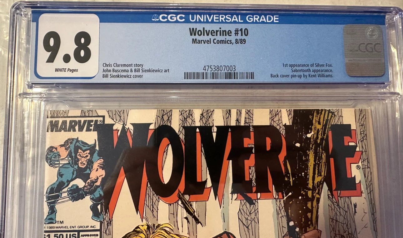 Wolverine #10 Marvel Comics CGC 9.8/White Pages - photo 2