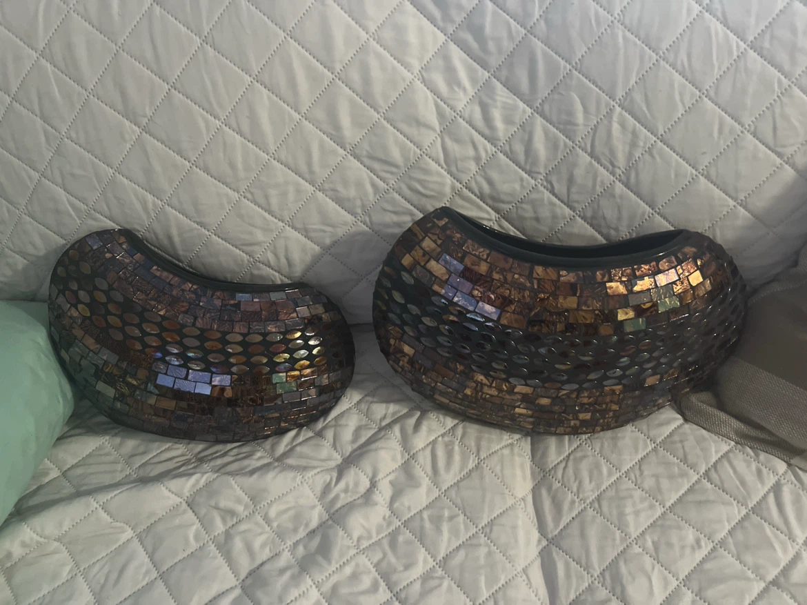 Mosaic Decorative Vases Set of 2 - photo 3
