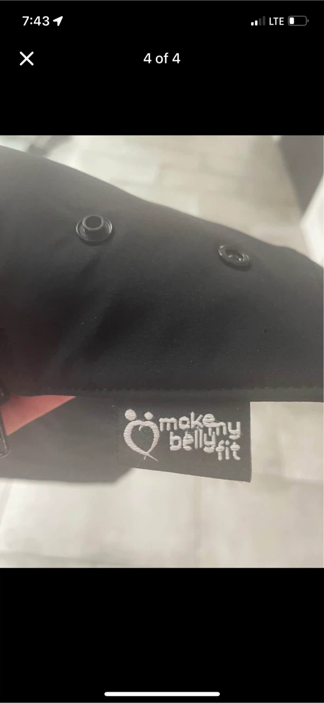 Make My Belly Fit Black jacket extender - photo 4