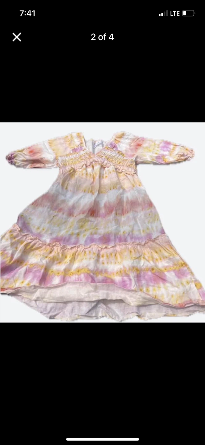 Zara Tie-Dye Tiered Dress Size 8 - photo 2