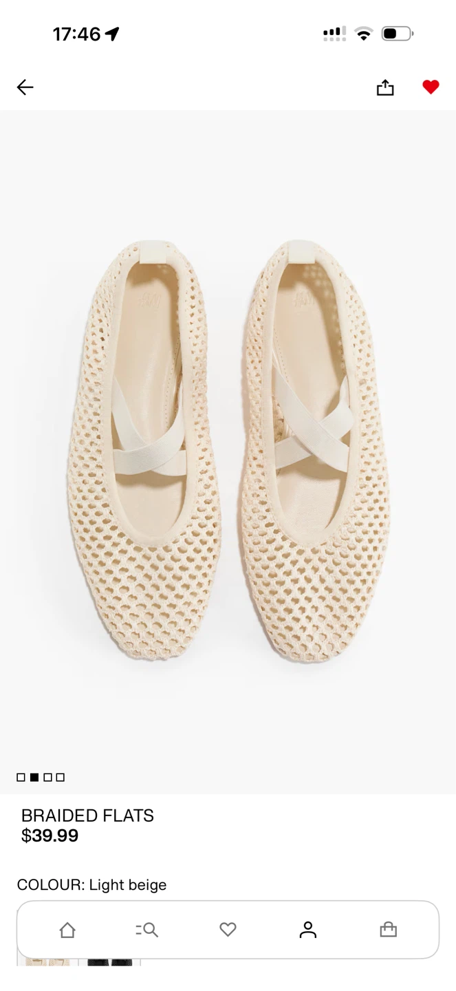 Braided Flats H&M new collection!!!