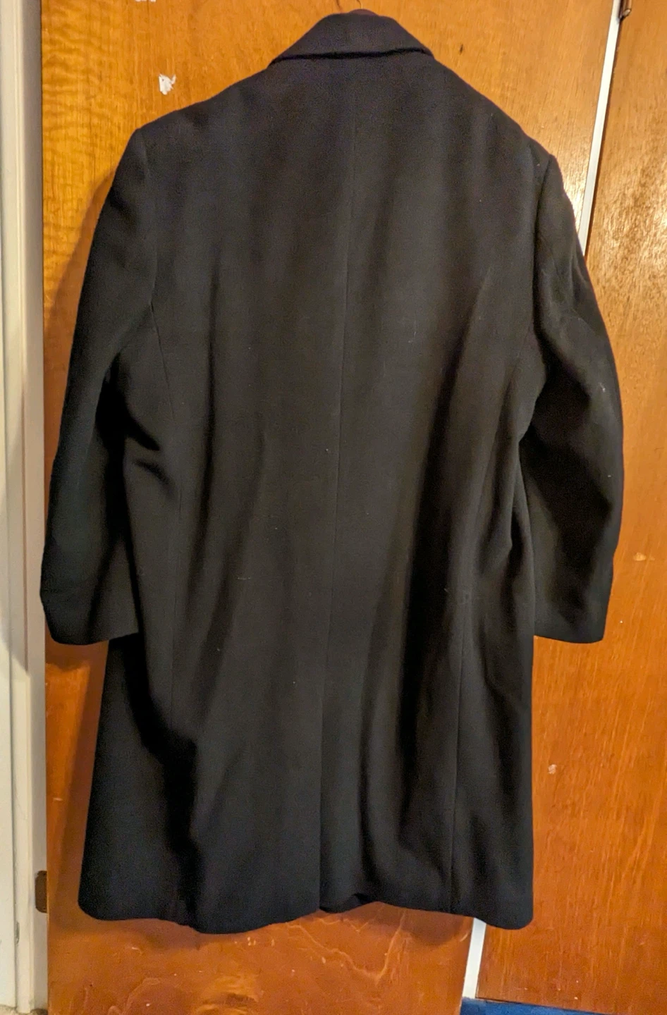 Men's black London Fog long overcoat. - photo 2