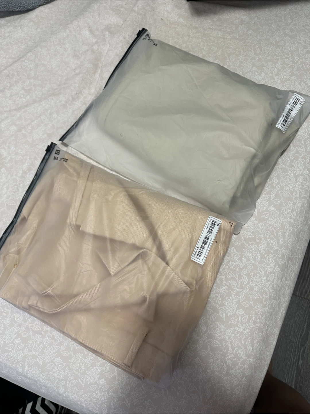Manfinity Mode Men's Casual Slim Fit Trousers - Beige - photo 3