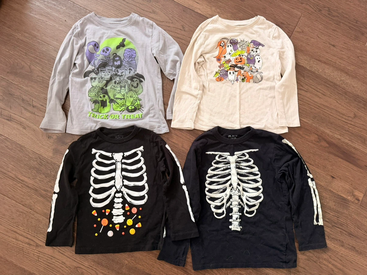 $5 for all!! Kids Halloween Long Sleeve Shirts Bundle