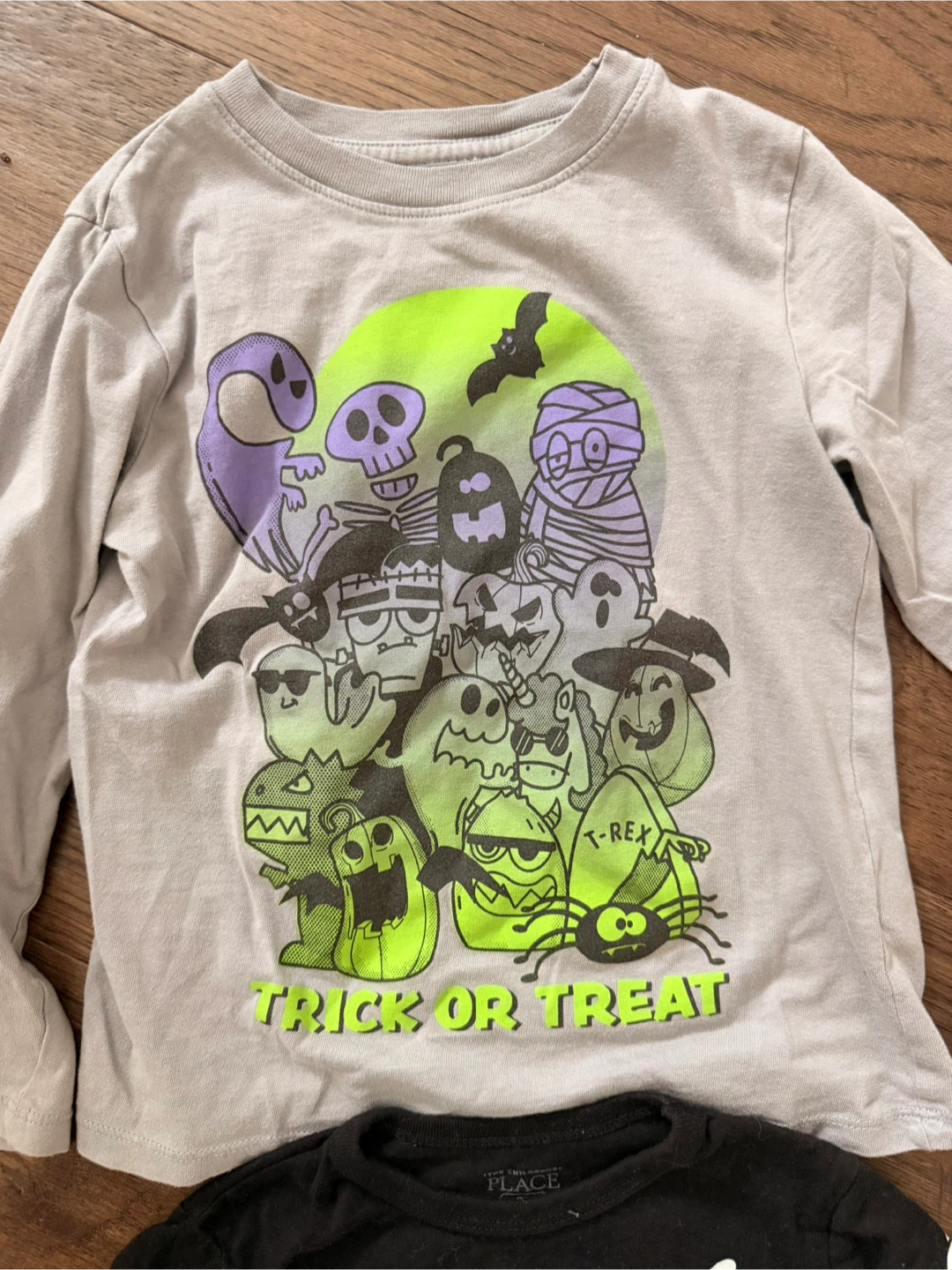 $5 for all!! Kids Halloween Long Sleeve Shirts Bundle - photo 2