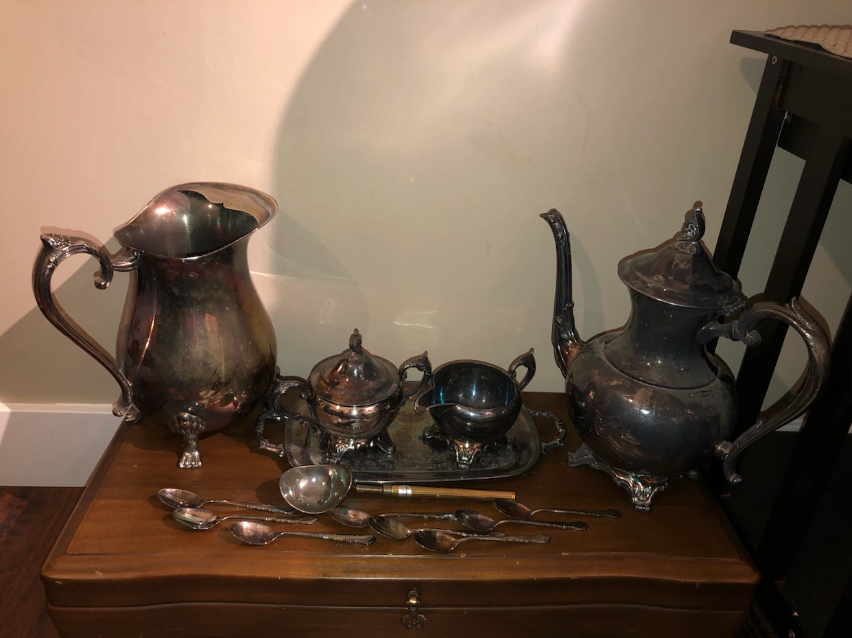 Vintage Silver Plated copper drink ware set! - photo 5