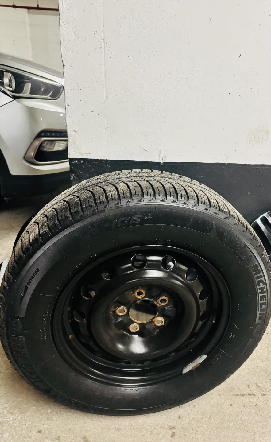 Winter Tire with Steel Rim