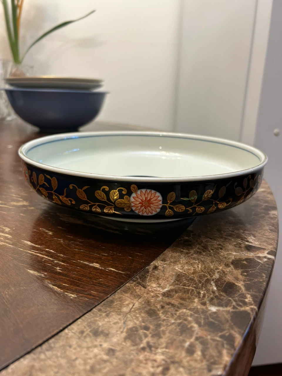 Decorative Serving Bowl with Floral Design - photo 2