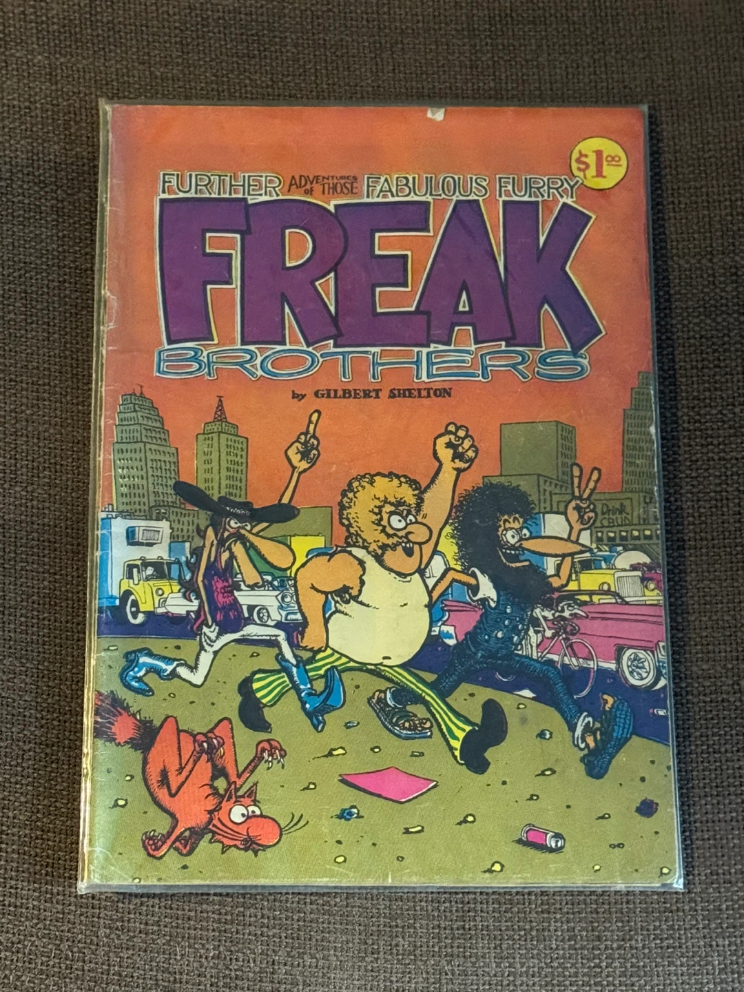 The Fabulous Furry Freak Brothers Comic Book by Gilbert Shelton