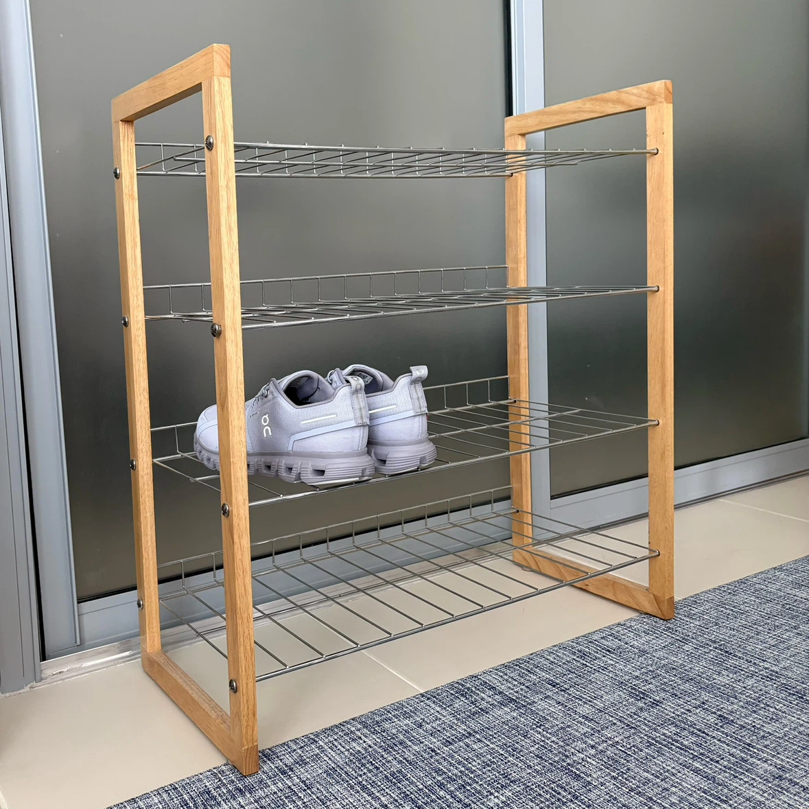 Bamboo Shoe Rack - 4 Tier - photo 2