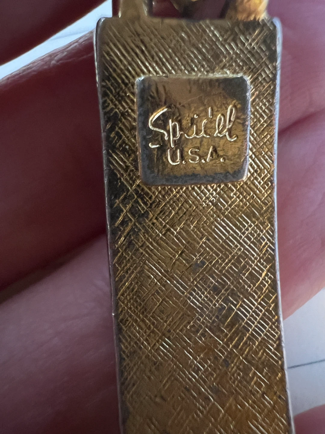 Vintage Speidel Gold Tone ID Bracelet - photo 3