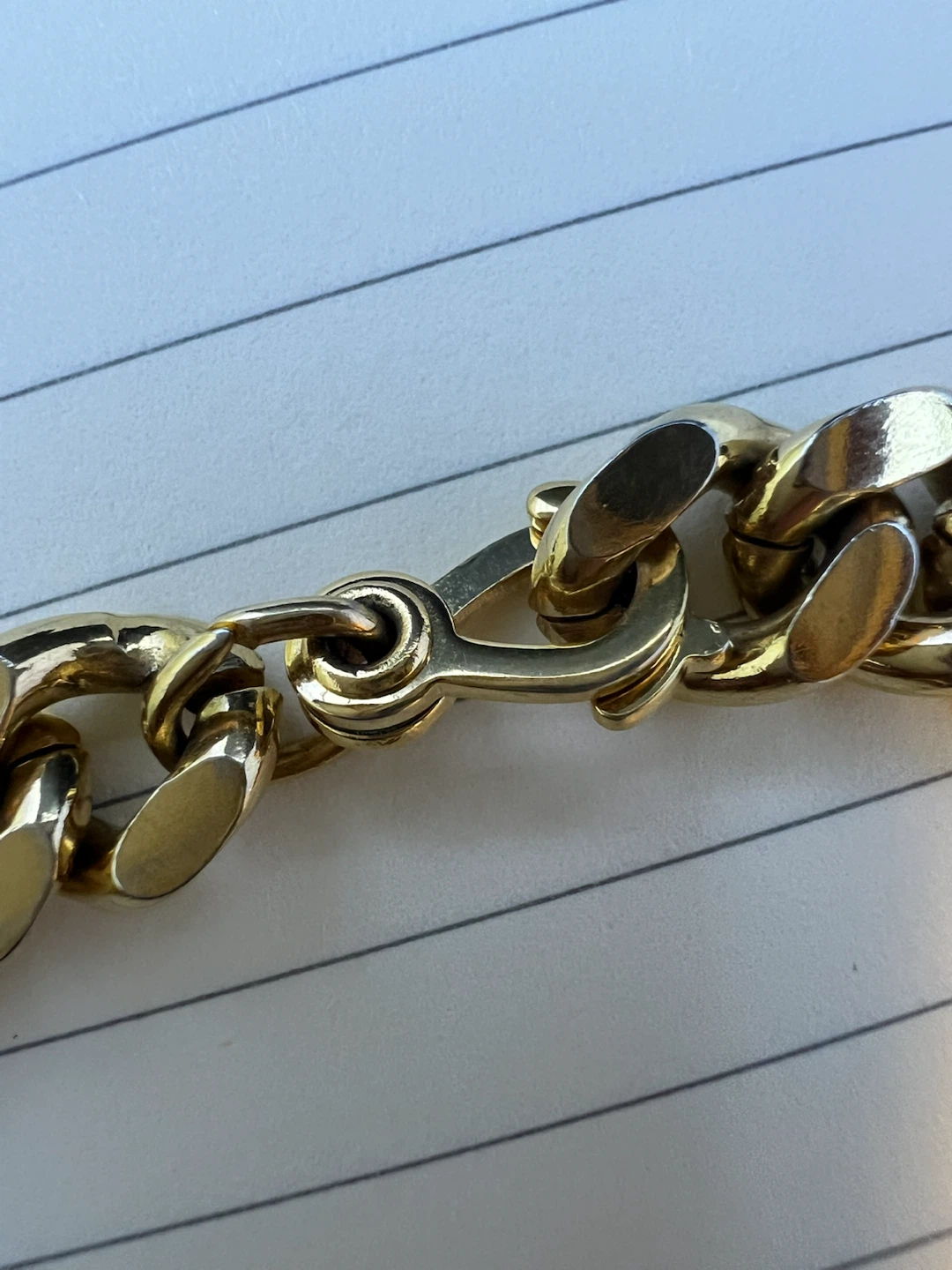 Vintage Speidel Gold Tone ID Bracelet - photo 4