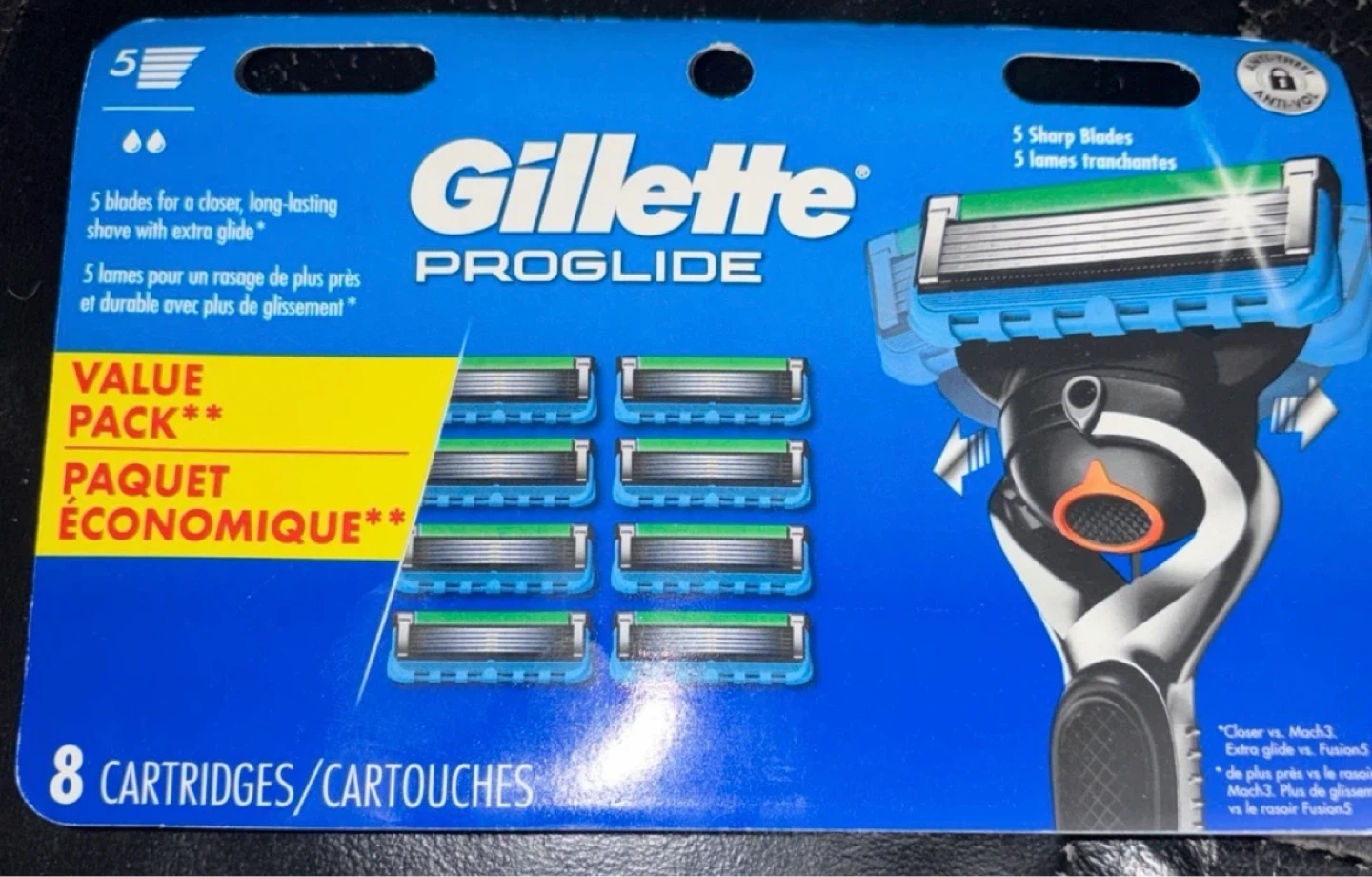 Gillette ProGlide Razor Blade Cartridges - 8 Count