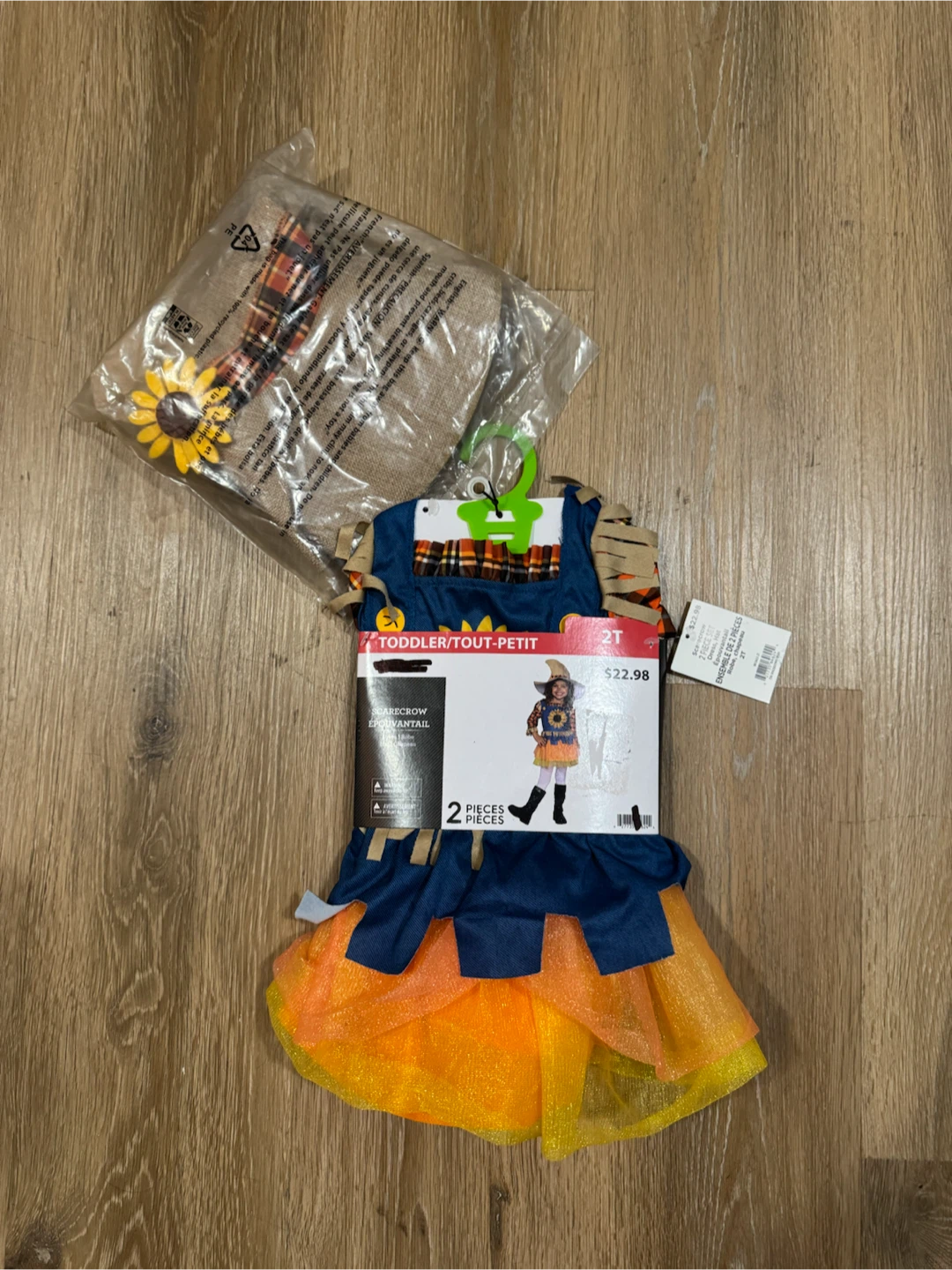 Halloween Costume Scarecrow Size 2T