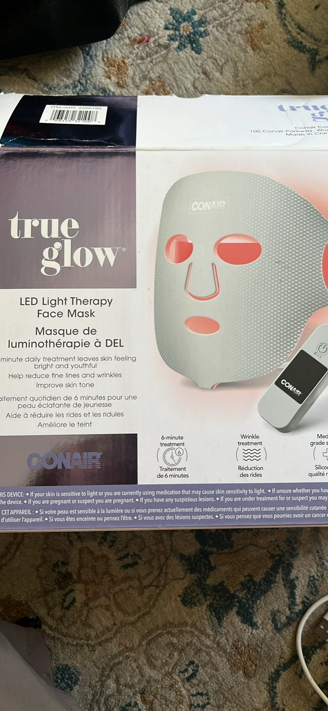 Conair True Glow LED Light Therapy Face Mask