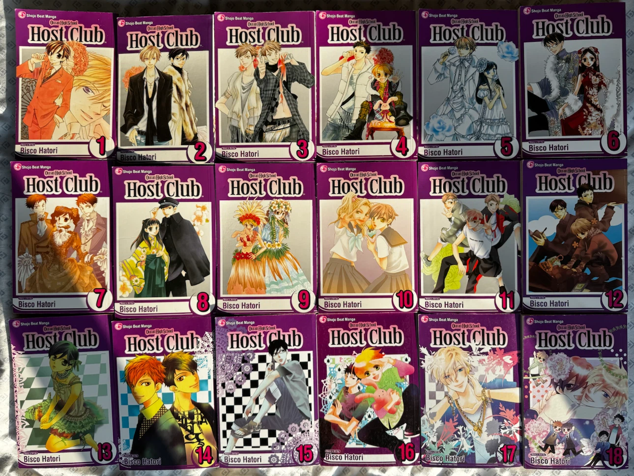 Ouran High School Host Club Manga Volumes 1-18